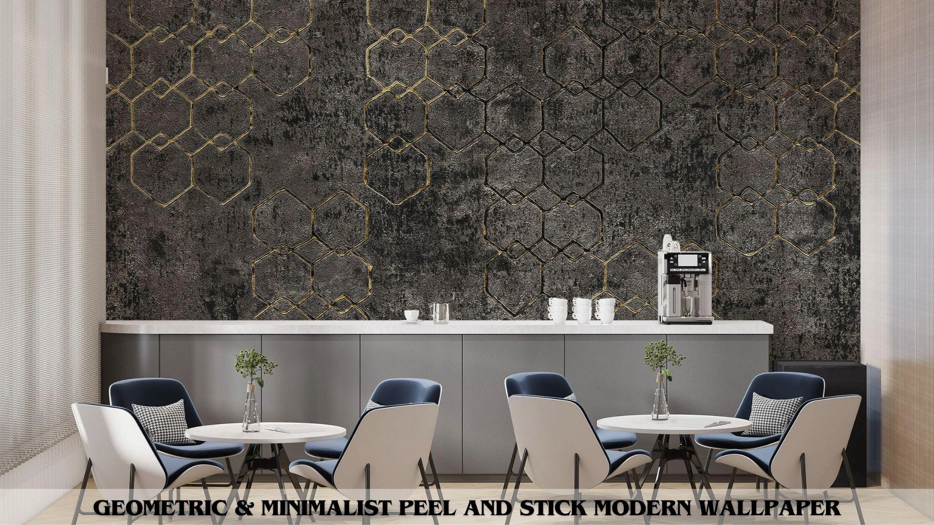 Geometric & Minimalist Peel and Stick Modern Wallpaper