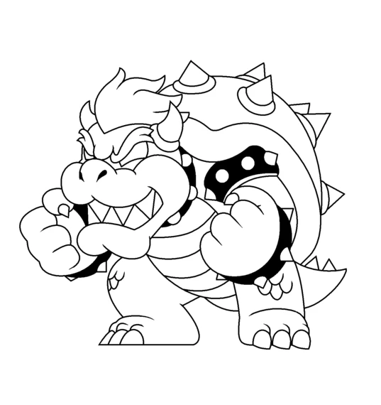 Super Mario Coloring Pages PDF Free Download