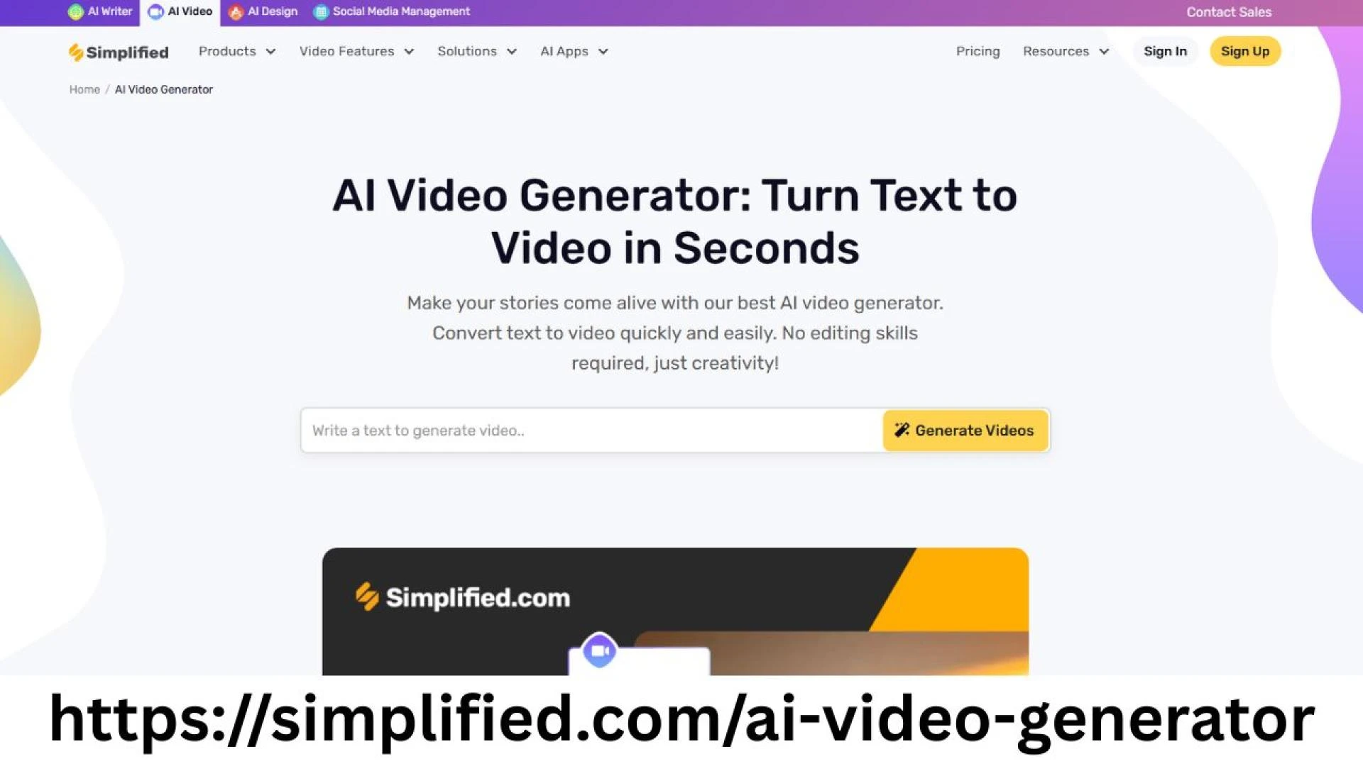 AI Video Generator for Effortless Visual Content