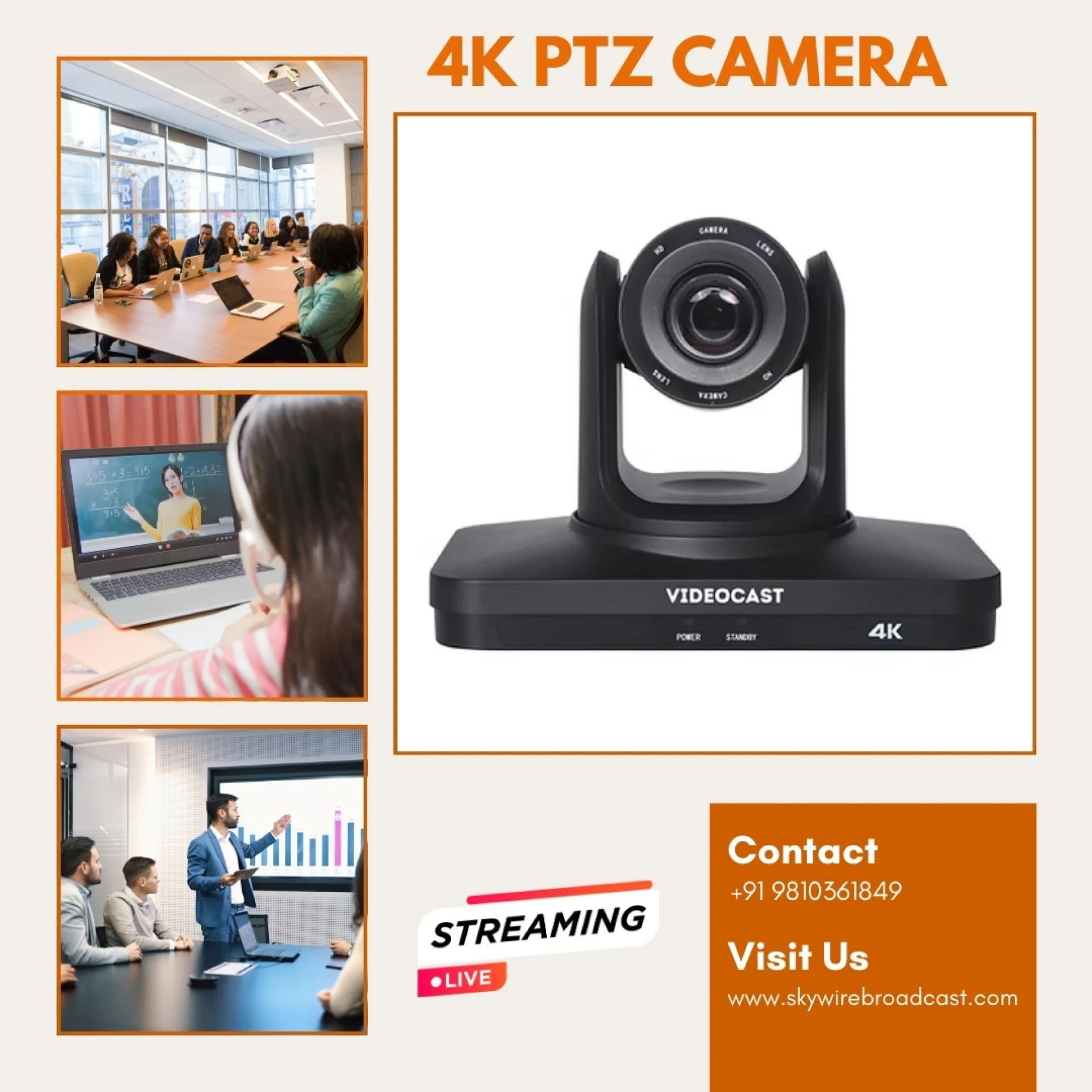How a 4K PTZ Camera Can Elevate Your Video Production Game