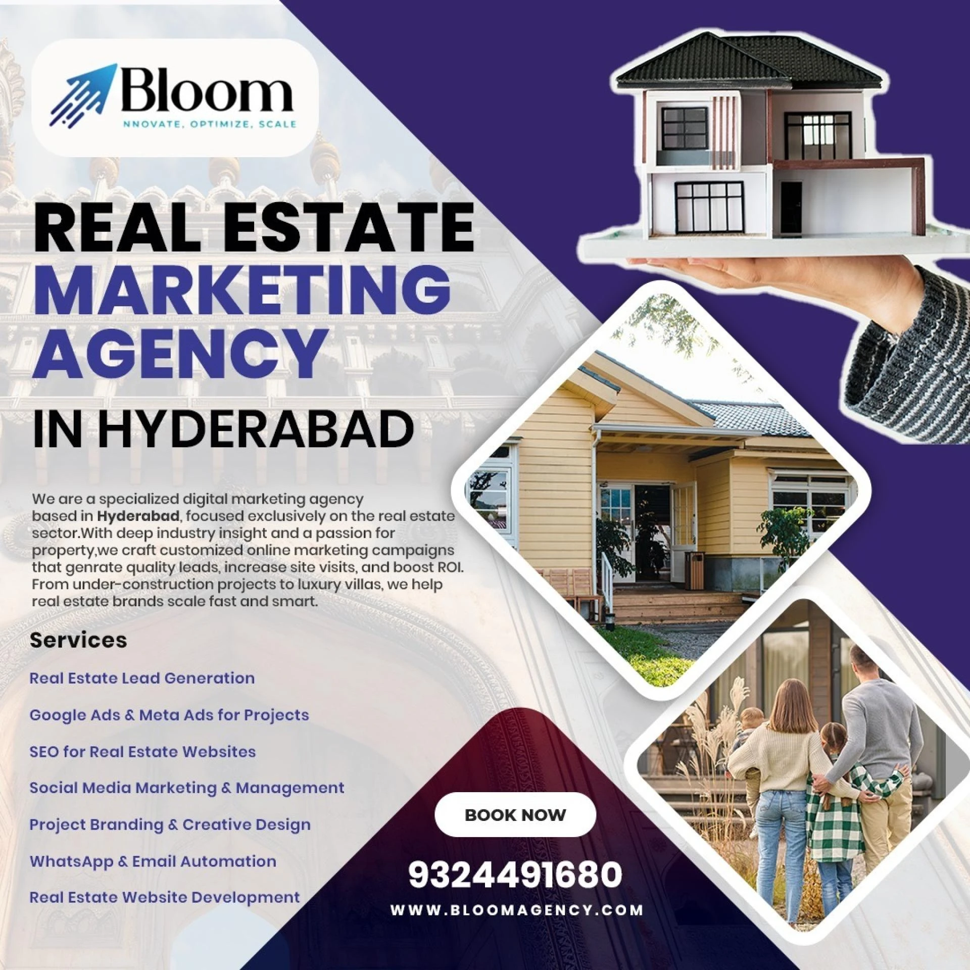 Bloom Agency: The Leading Real Estate Digital Marketing Agency in Hyderabad