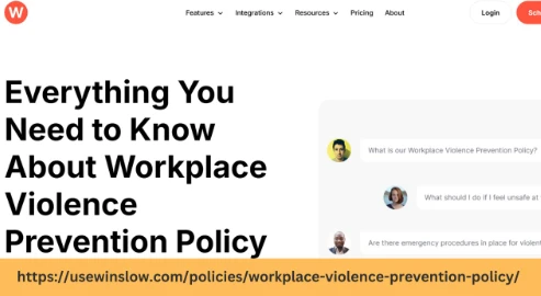 Free Workplace Violence Prevention Policy Samples for Businesses