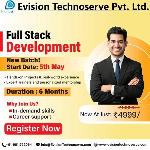Becoming a Full-Stack Developer with Evision Technoserve