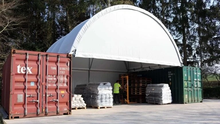 Containerdach | Kommerzielle Lösung aus Großbritannien