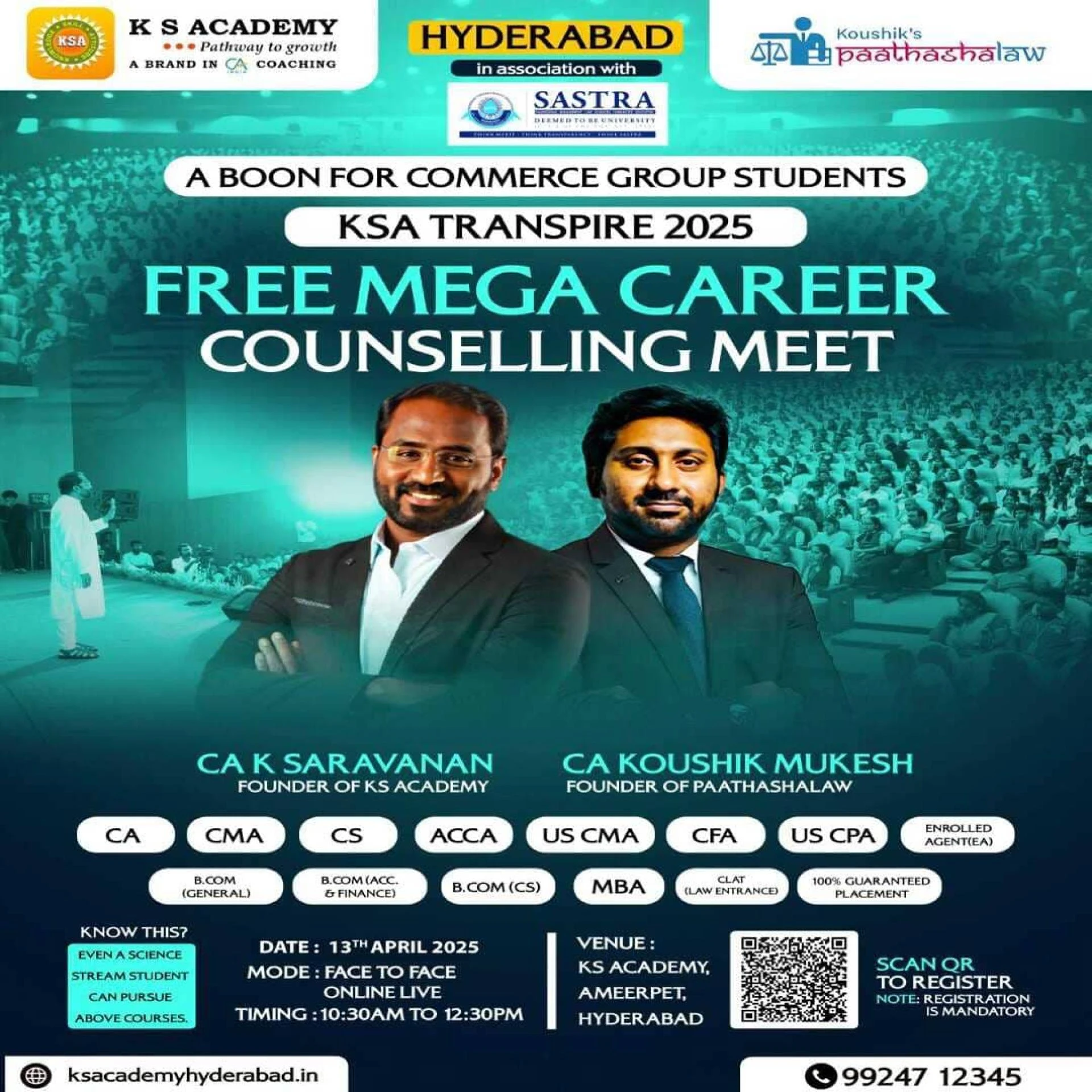 Which CA Intermediate coaching center in Hyderabad provides mentorship programs in 2025?