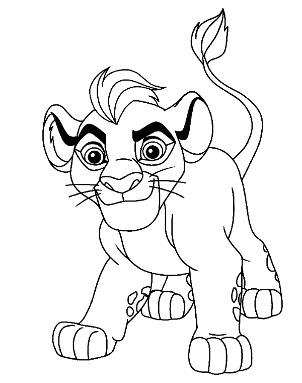 Free Lion Guard Coloring Pages Printable - ColoringOnlineFree.Com!