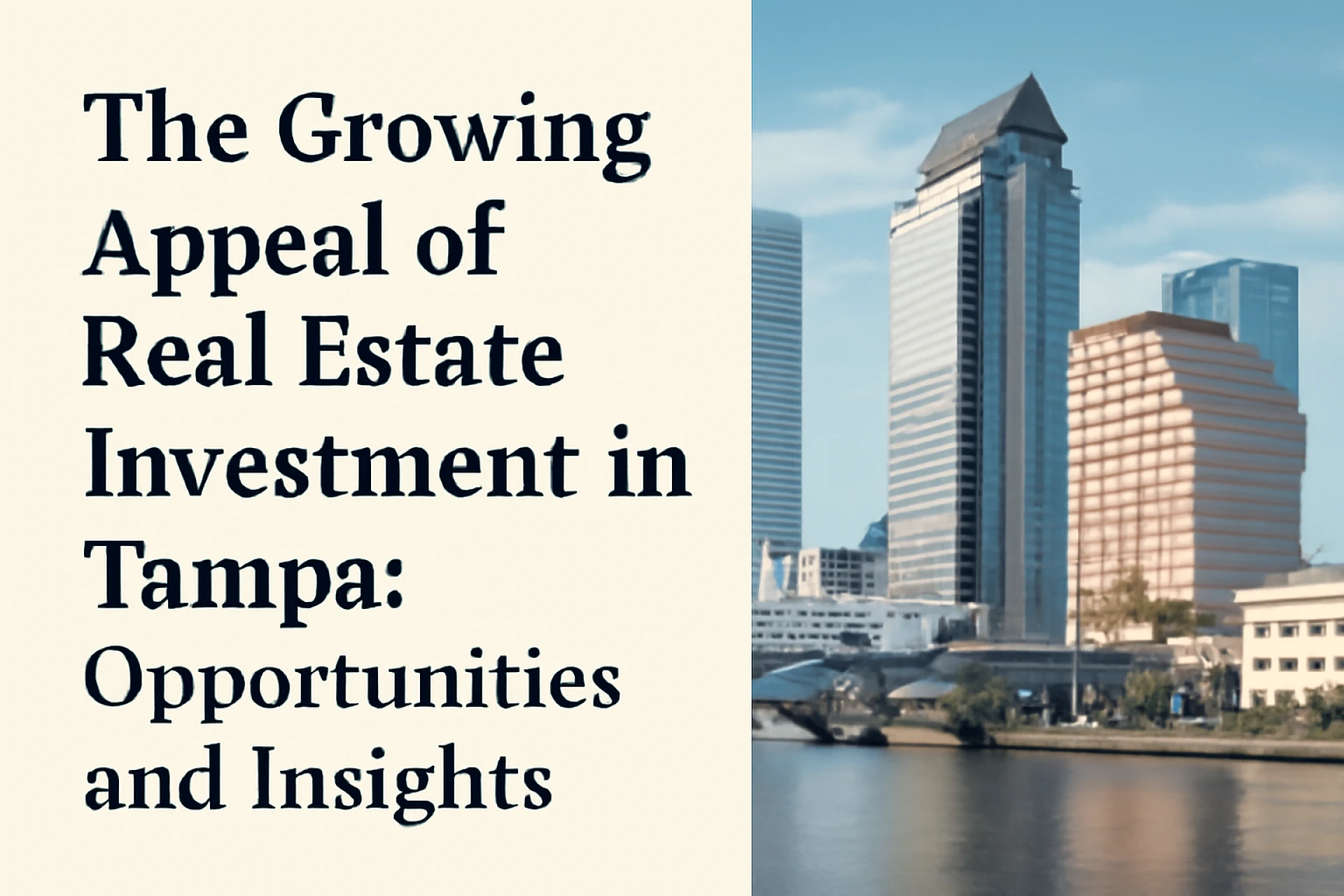The Growing Appeal of Real Estate Investment in Tampa: Opportunities and Insights