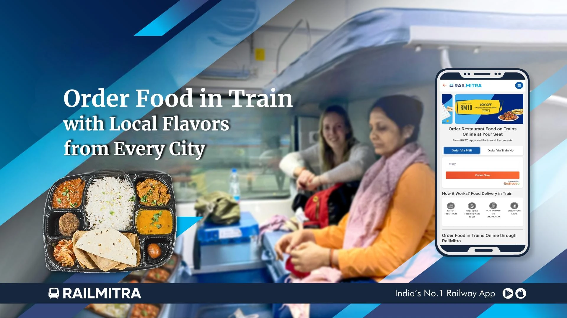 Order Food in Train with Local Flavors from Every City