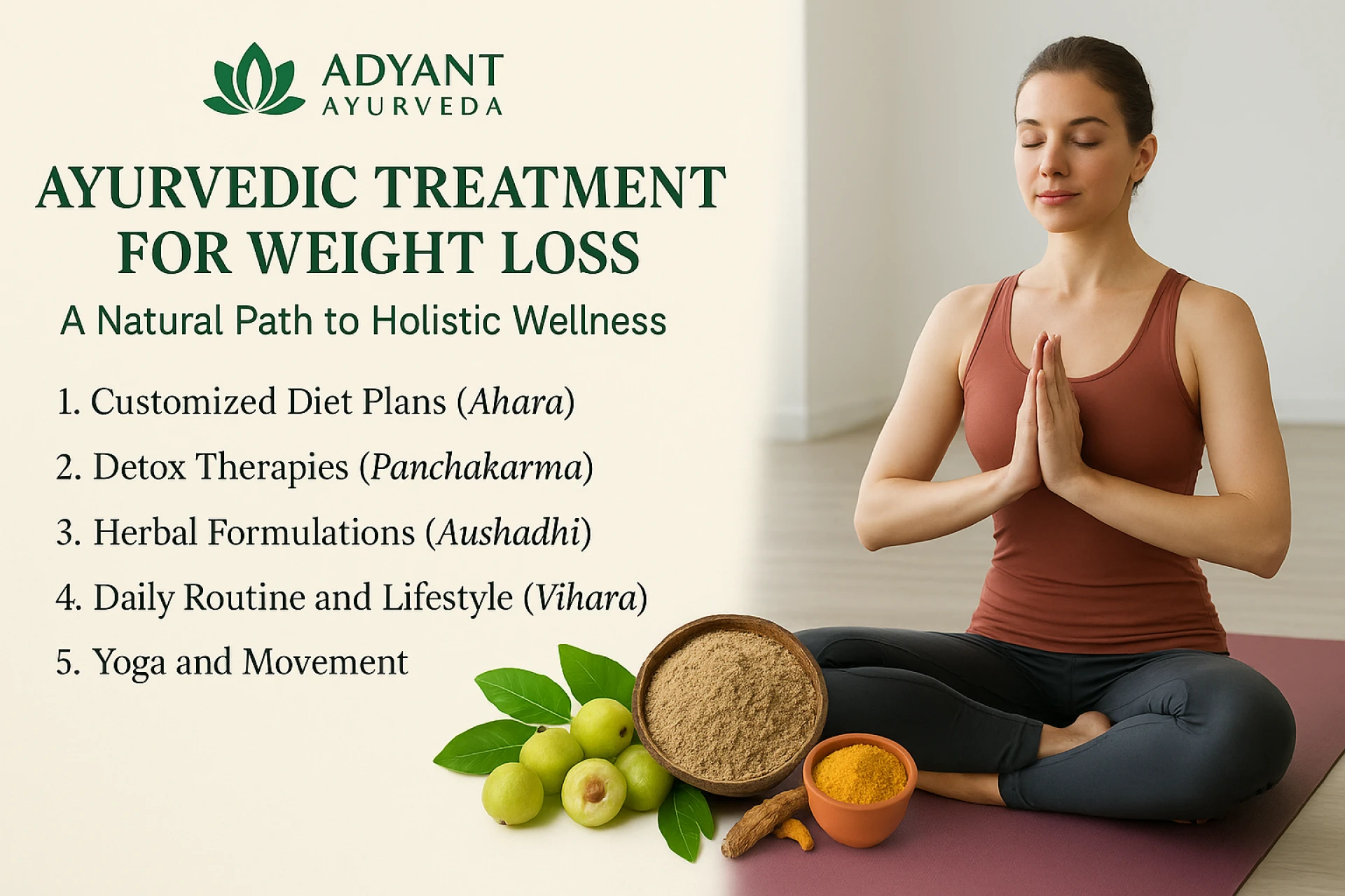 Ayurvedic Treatment for Weight Loss: A Natural Path to Holistic Wellness