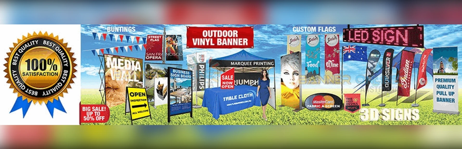 Stand Out and Shine: How Pull Up Banners, Acrylic Signs, and Brochures Help Your Business Grow