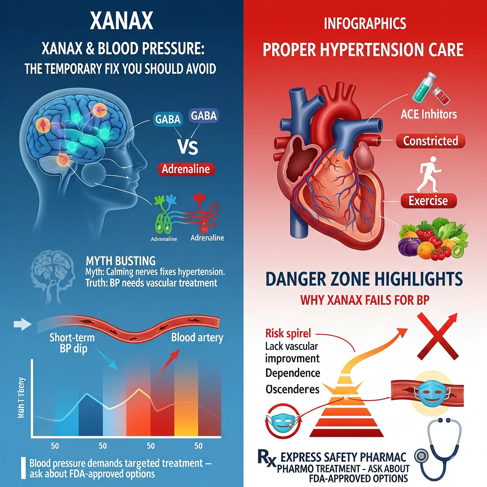 Xanax for High Blood Pressure? Why It's Not a Long-Term Solution