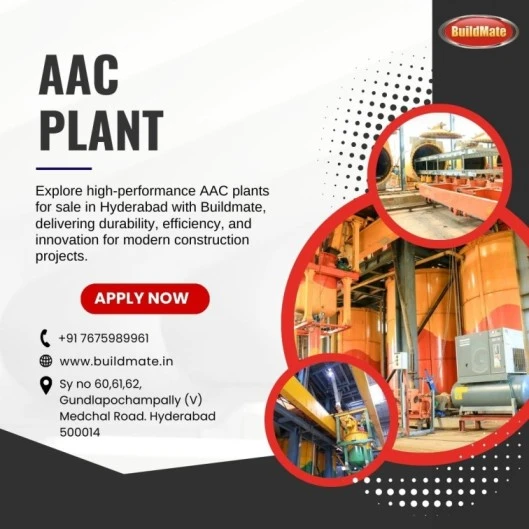 Key Machinery Required for an Efficient AAC Plant Setup
