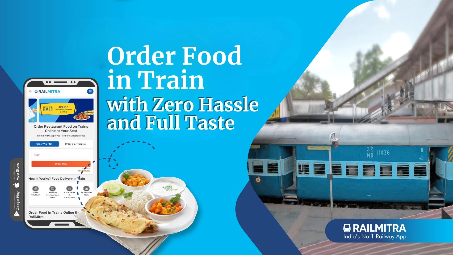 Order Food in Train with Zero Hassle and Full Taste