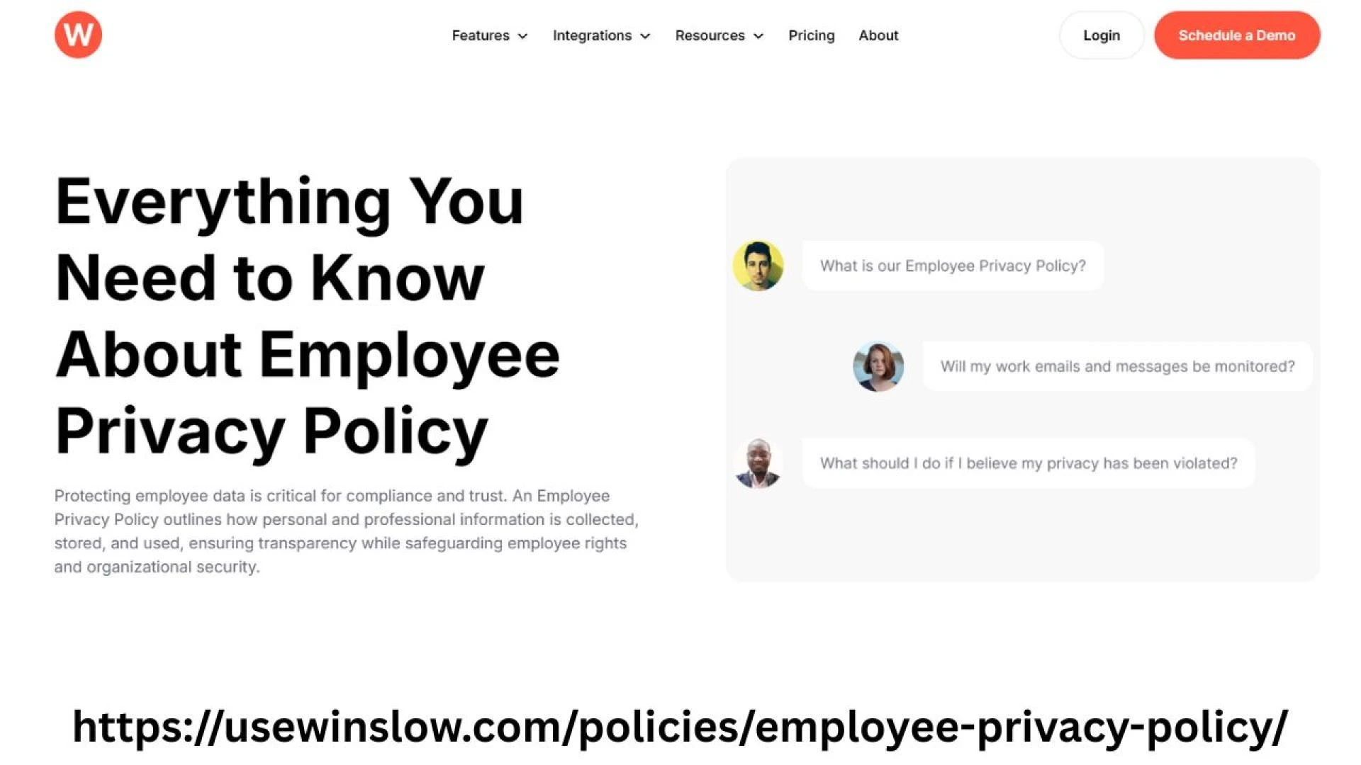 Essential Steps to Create Employee Privacy Policy with Winslow