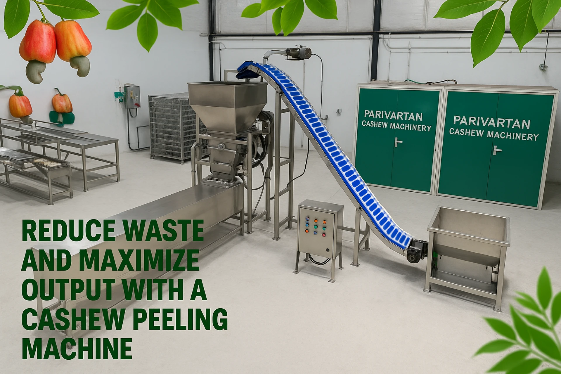 Reduce Waste and Maximize Output with a Cashew Peeling Machine