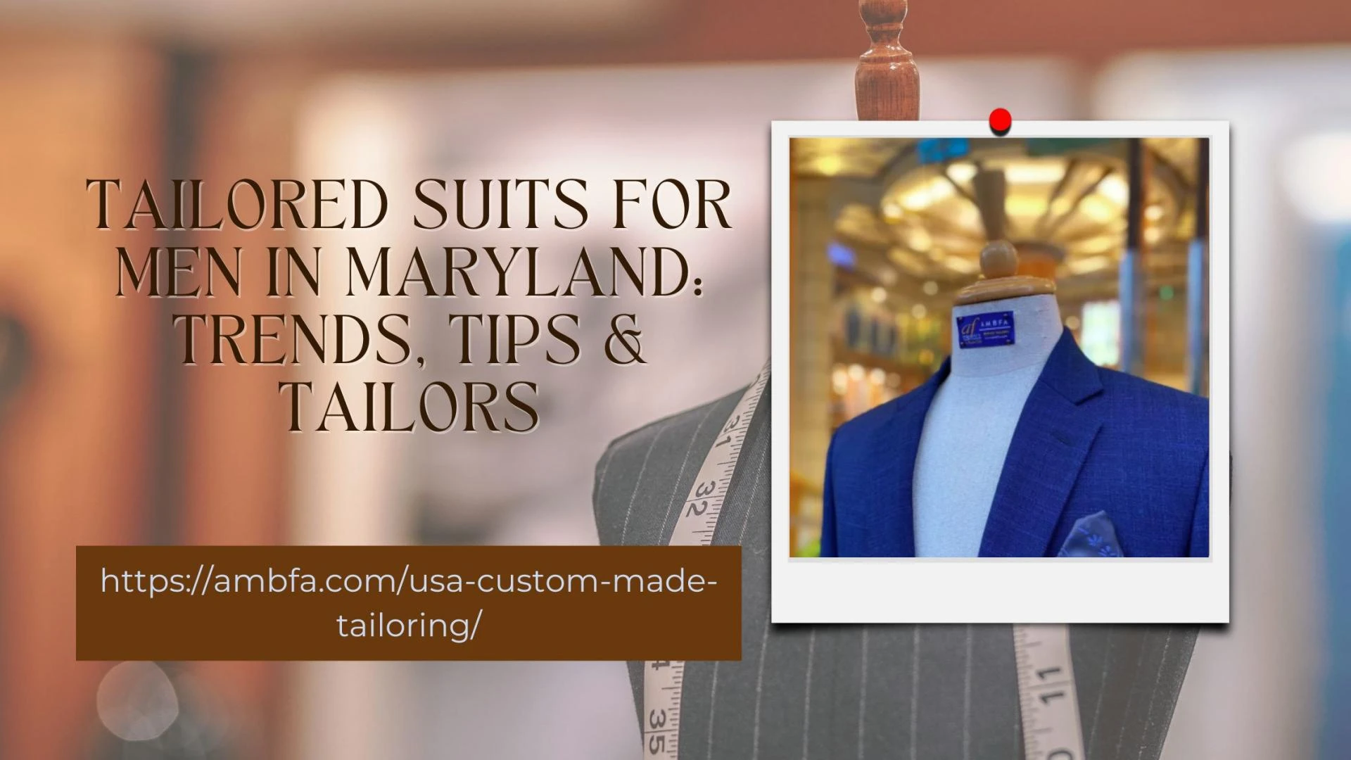 Tailored Suits for Men in Maryland: Trends, Tips & Tailors
