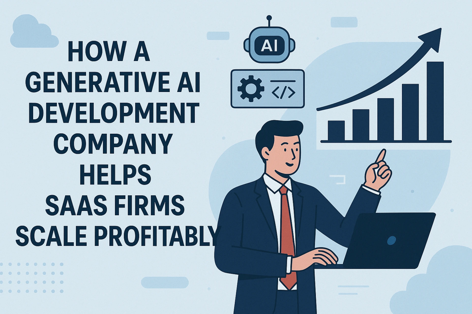 How a Generative AI Development Company Helps SaaS Firms Scale Profitably
