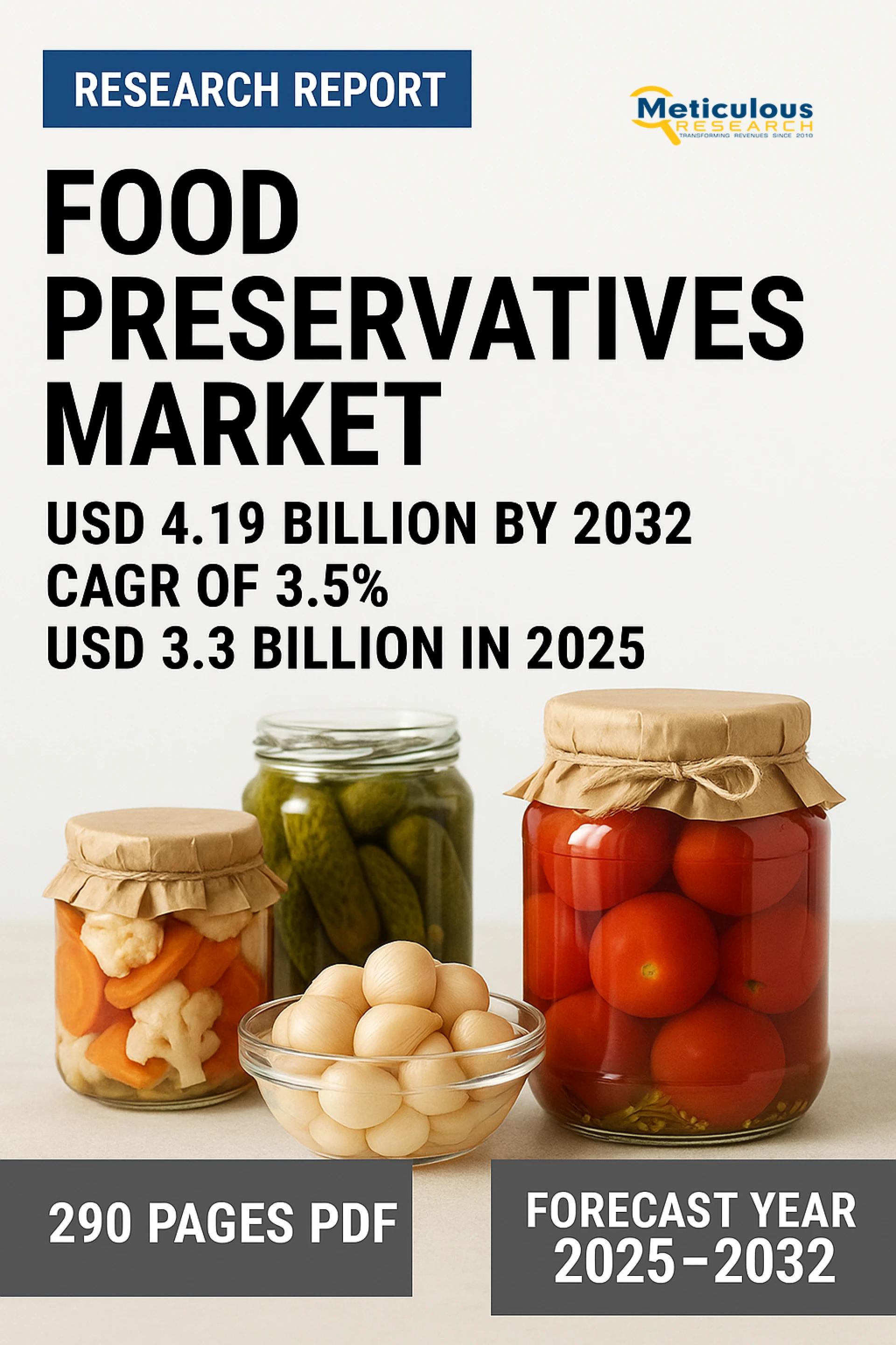 Food Preservatives Market to Reach $4.19 Billion by 2032