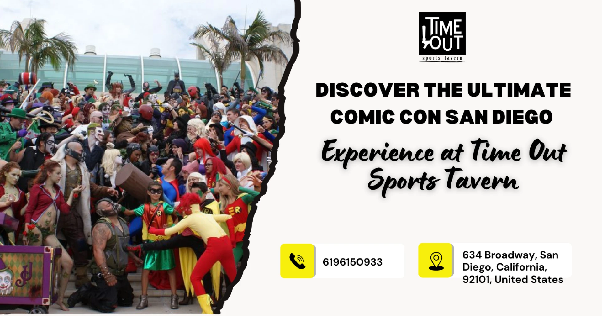 Discover the Ultimate Comic Con San Diego Experience at Time Out Sports Tavern