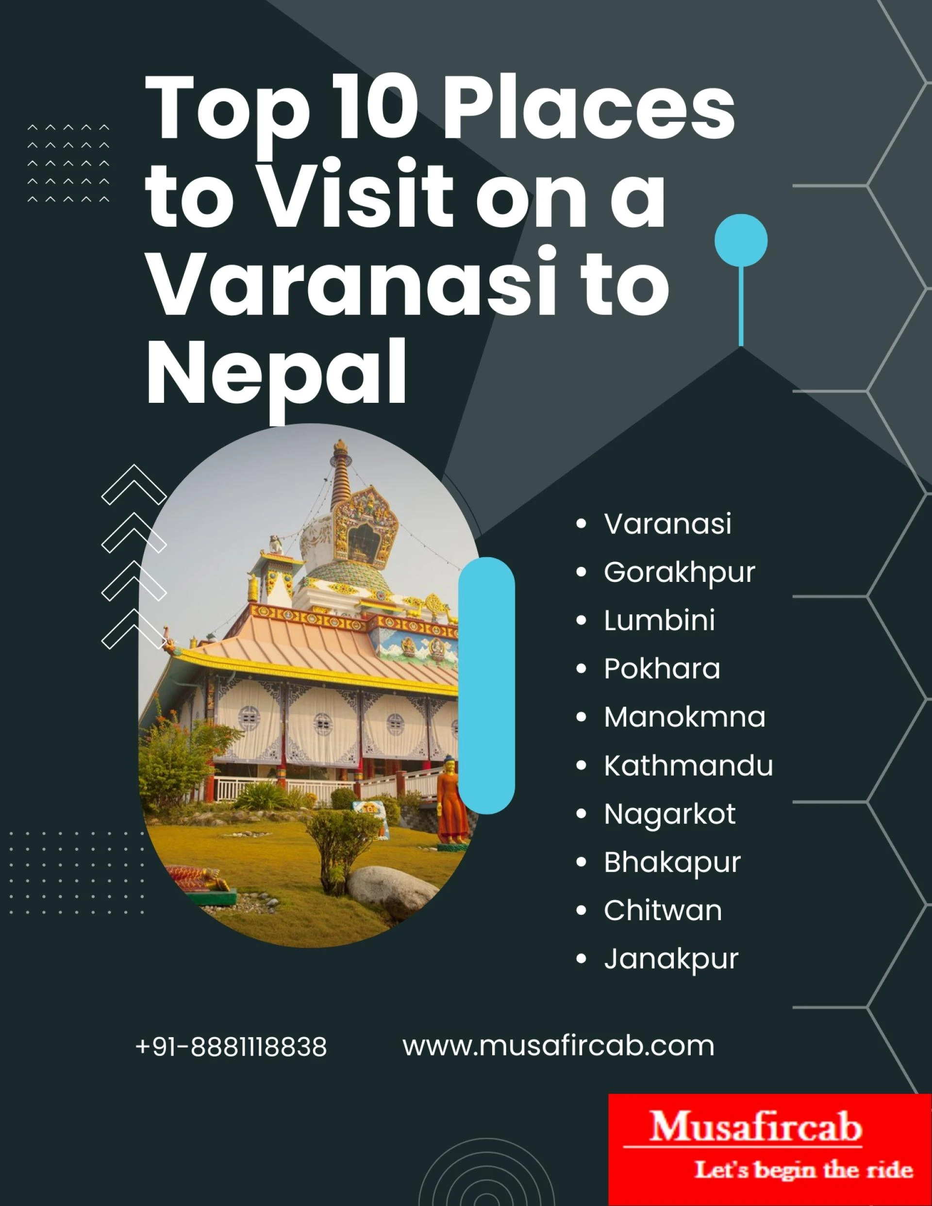 Top 10 Places to Visit on a Varanasi to Nepal Road Trip