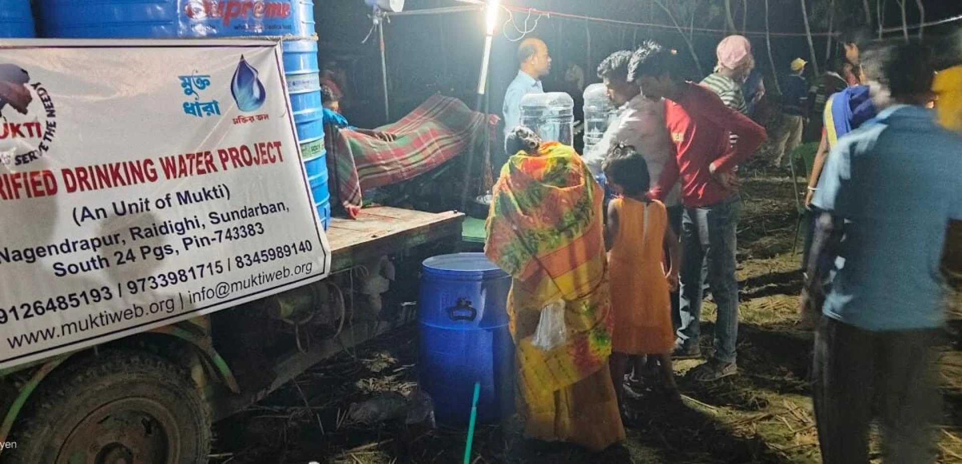 Mukti Distributes ‘Mukto-Dhara’ Drinking Water at Purbasridharpur Fair