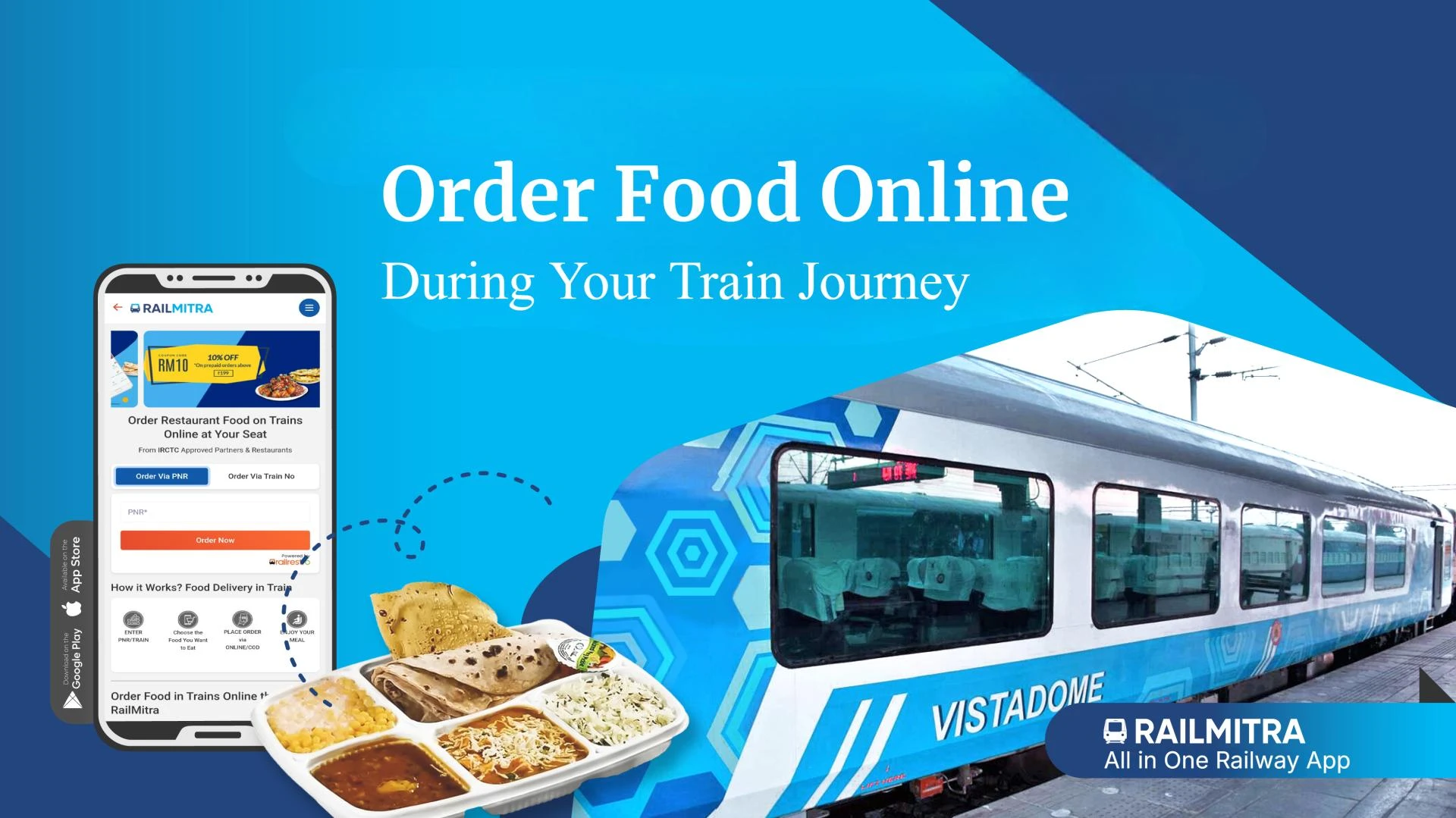 10 Reasons to Order Food Online During Your Train Journey
