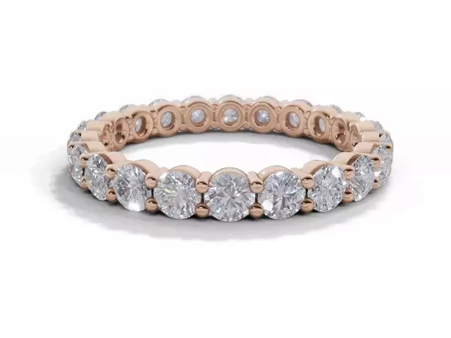 Romance Refined: 18ct. Rose Gold Wedding Rings