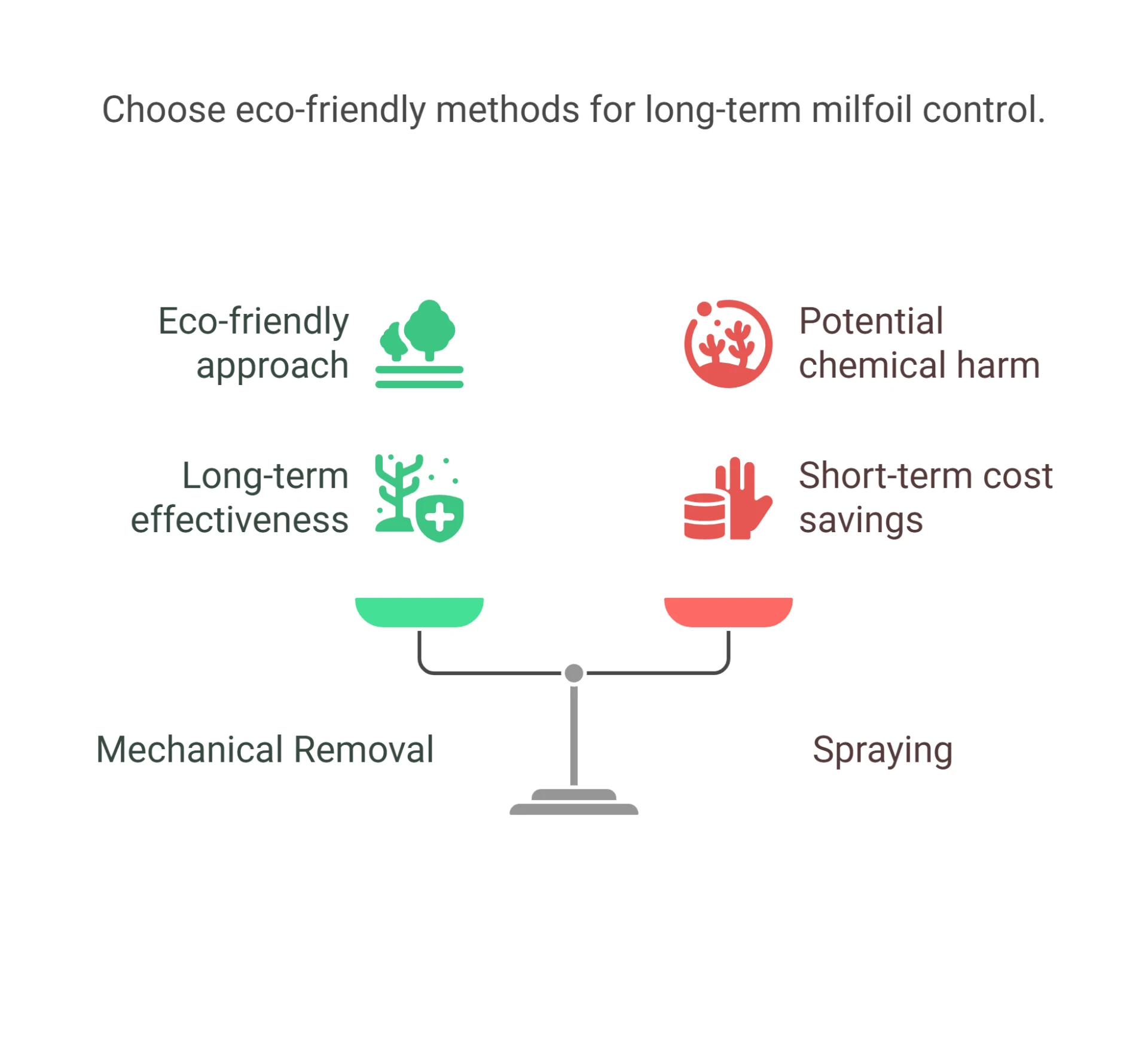 Why Mechanical Removal Beats Spraying When It Comes to Eurasian Milfoil