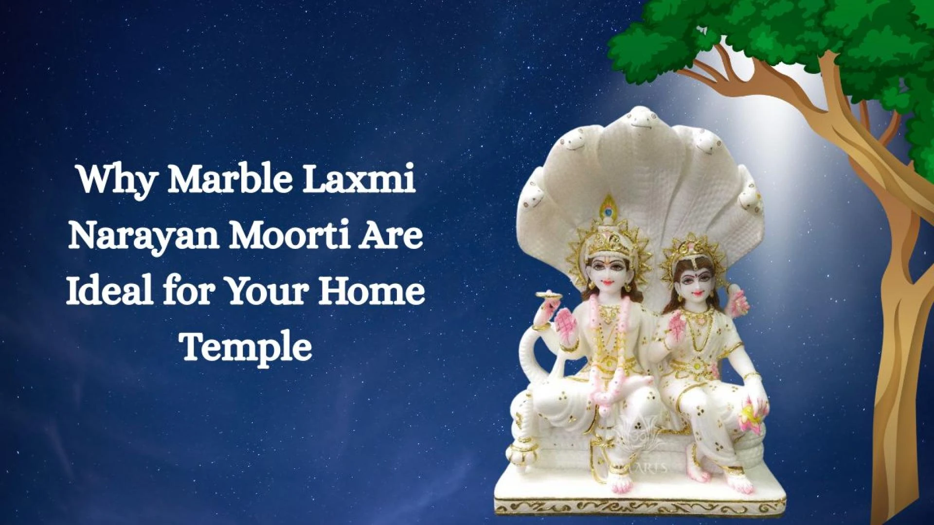 Why Marble Laxmi Narayan Moorti Are Ideal for Your Home Temple