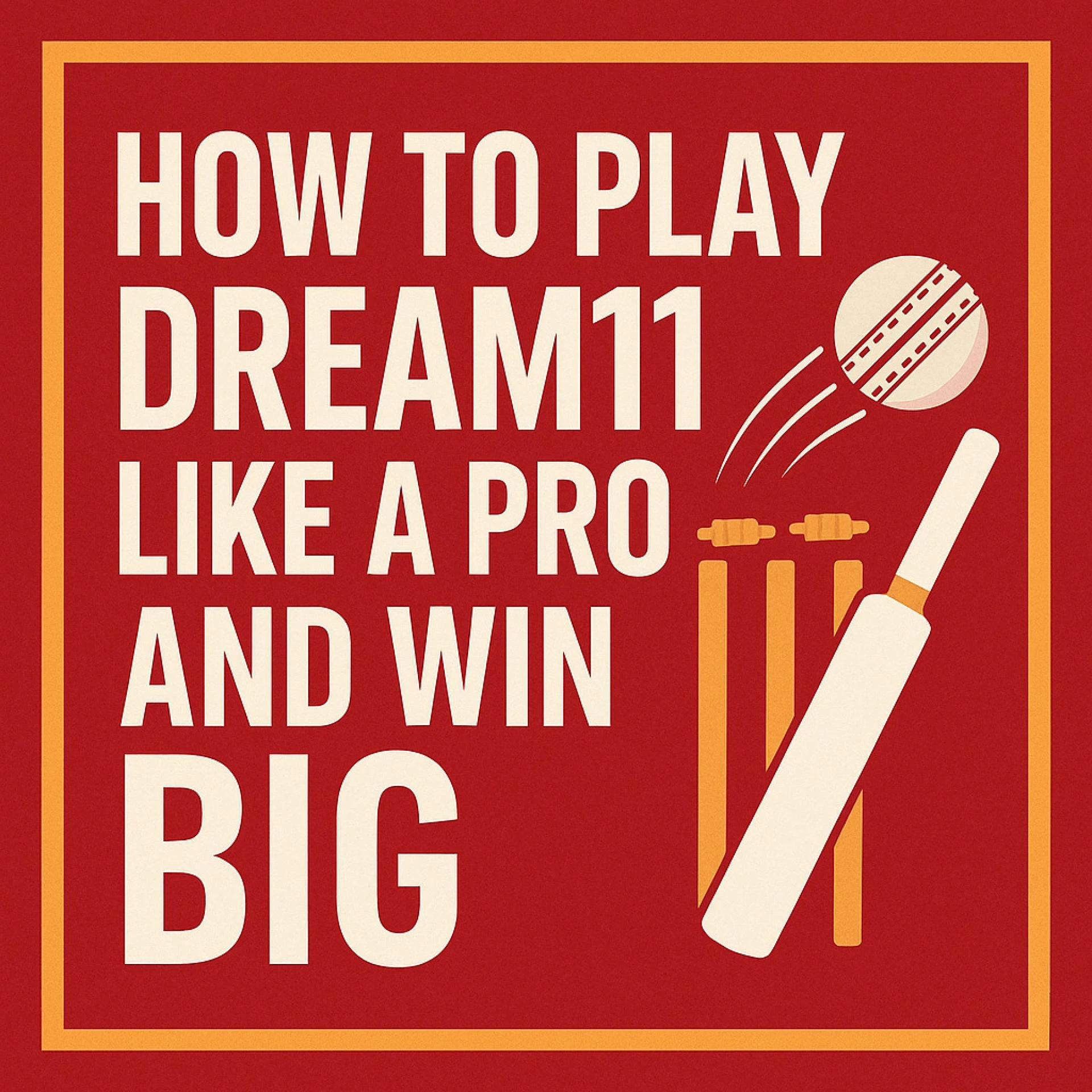 How to Play Dream11 Like a Pro and Win Big