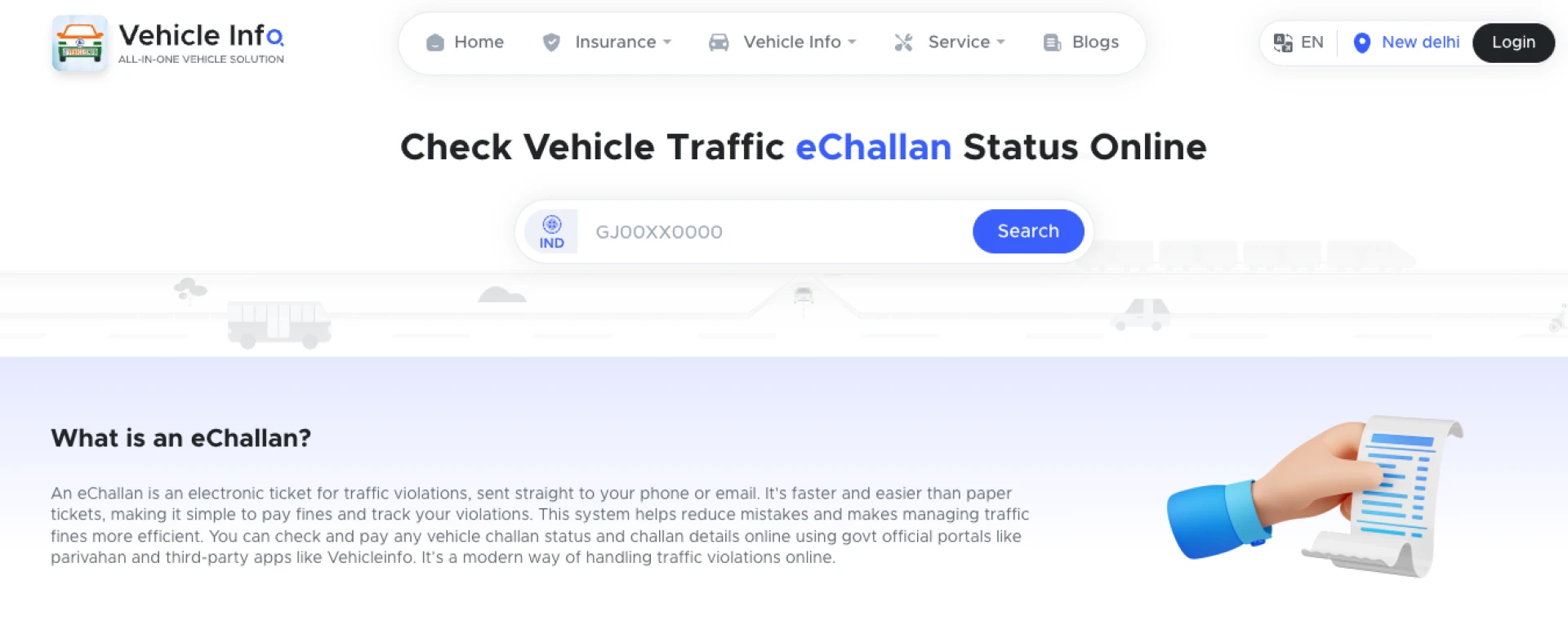 How to Check and Pay E-Challan Online in West Bengal Using Vehicleinfo Website