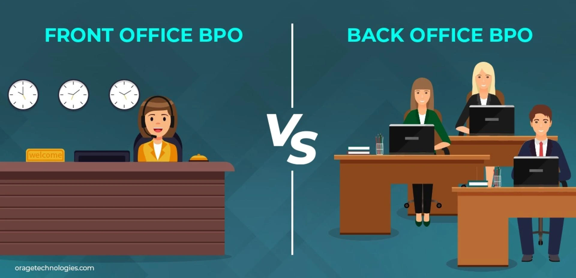 Front Office Vs Back Office BPO: Differences