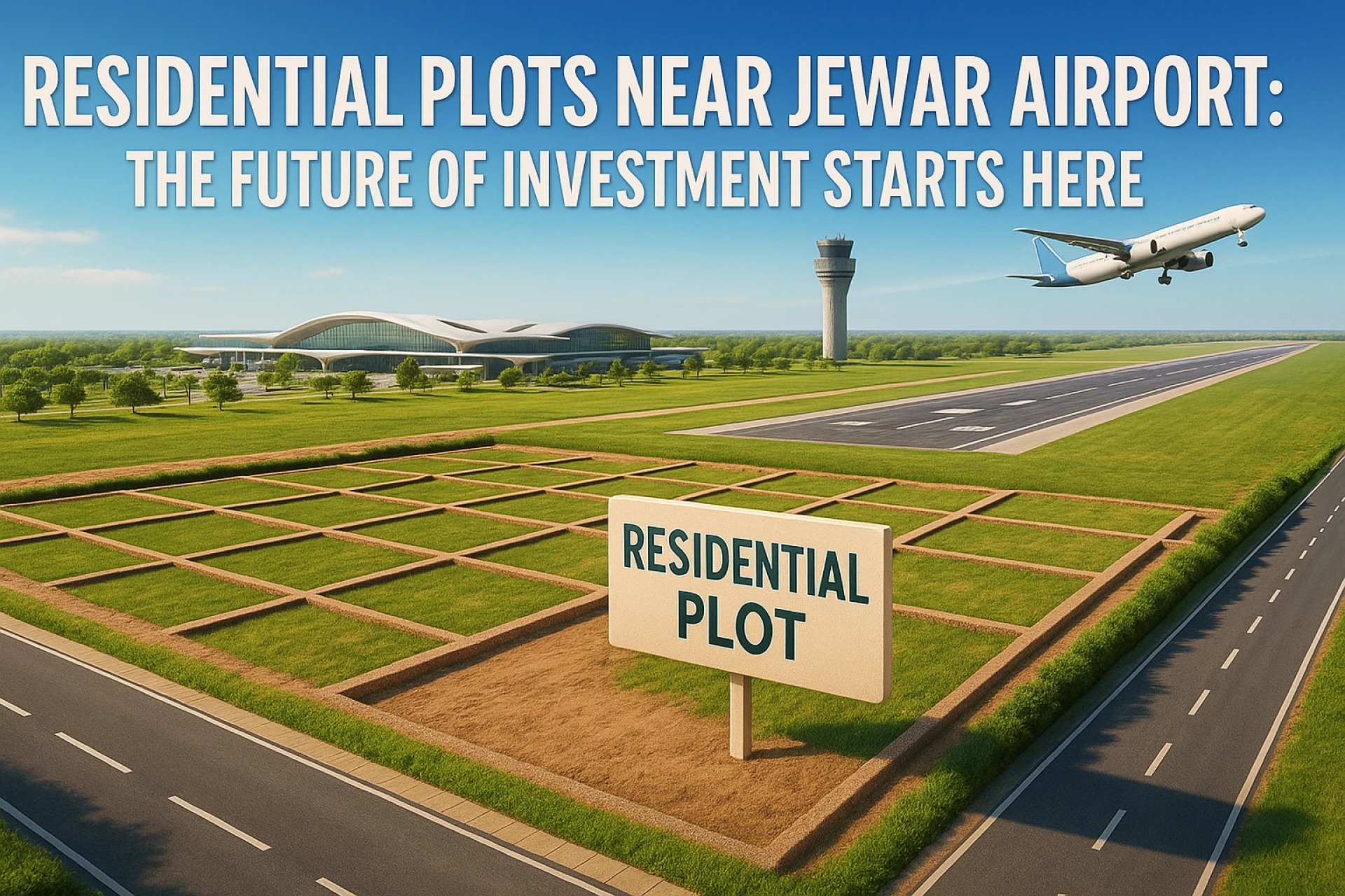 Residential Plots Near Jewar Airport: The Future of Investment Starts Here