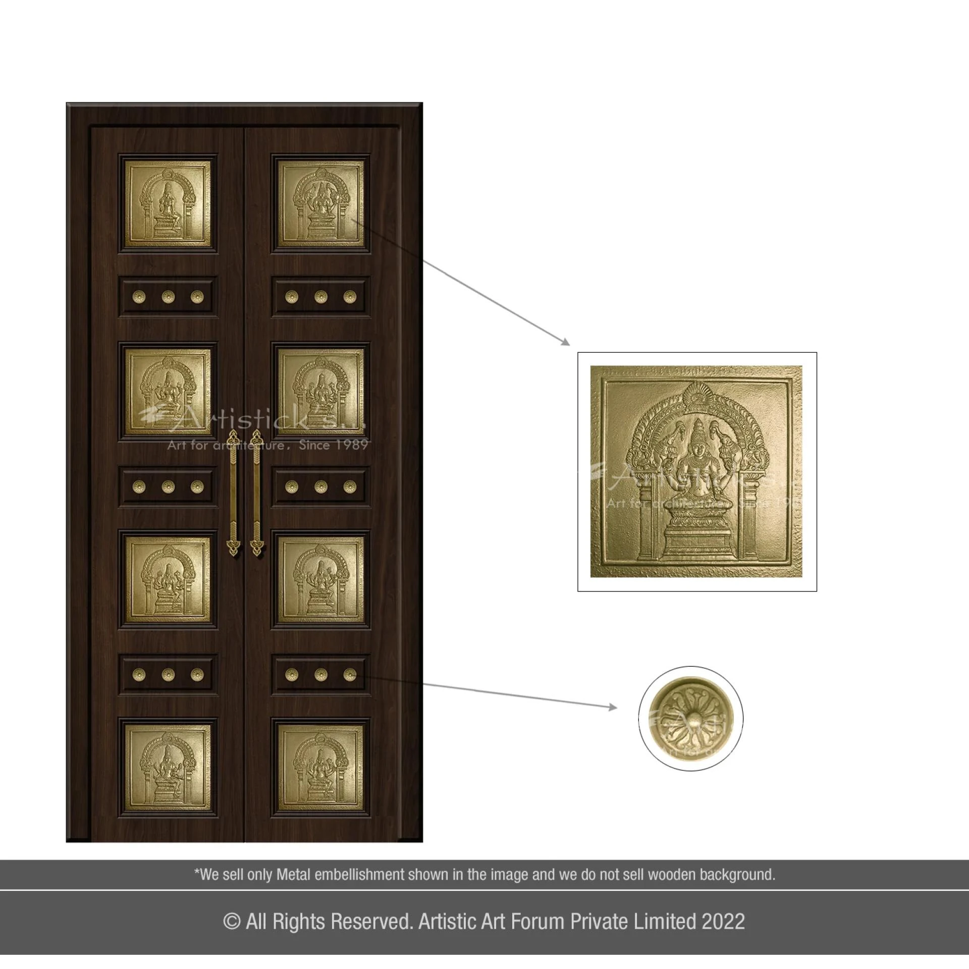 Enhance Spiritual Spaces with Elegant Pooja Door Accessories and Thoughtful Design