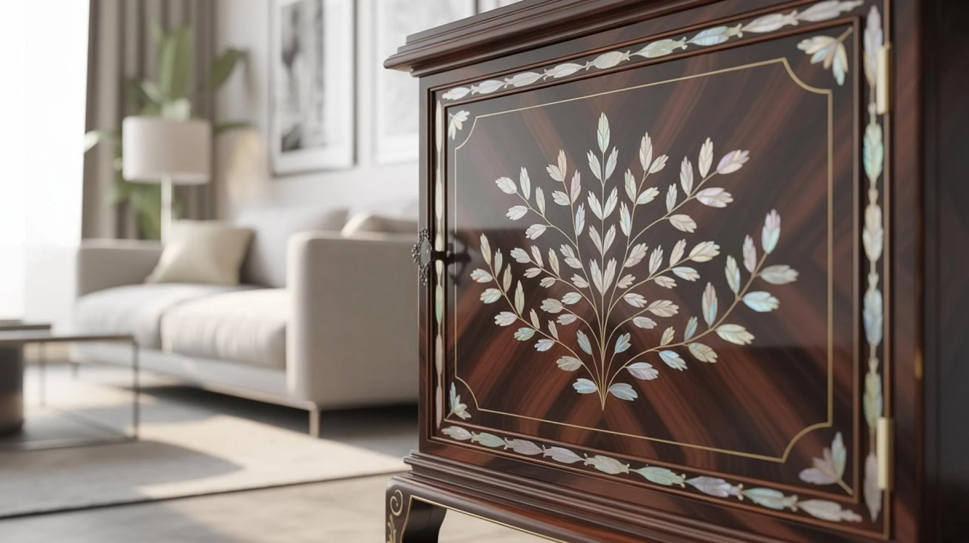 How Handmade Mother of Pearl Inlay Furniture Preserves Craft Heritage While Enhancing Modern Interiors