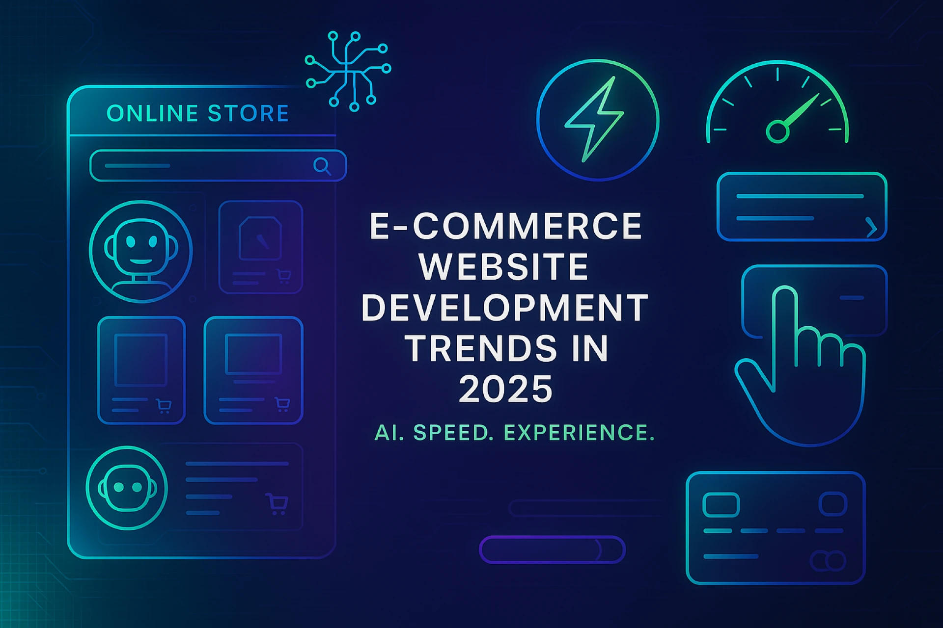 E-Commerce Website Development Trends in 2025: AI, Speed & UX