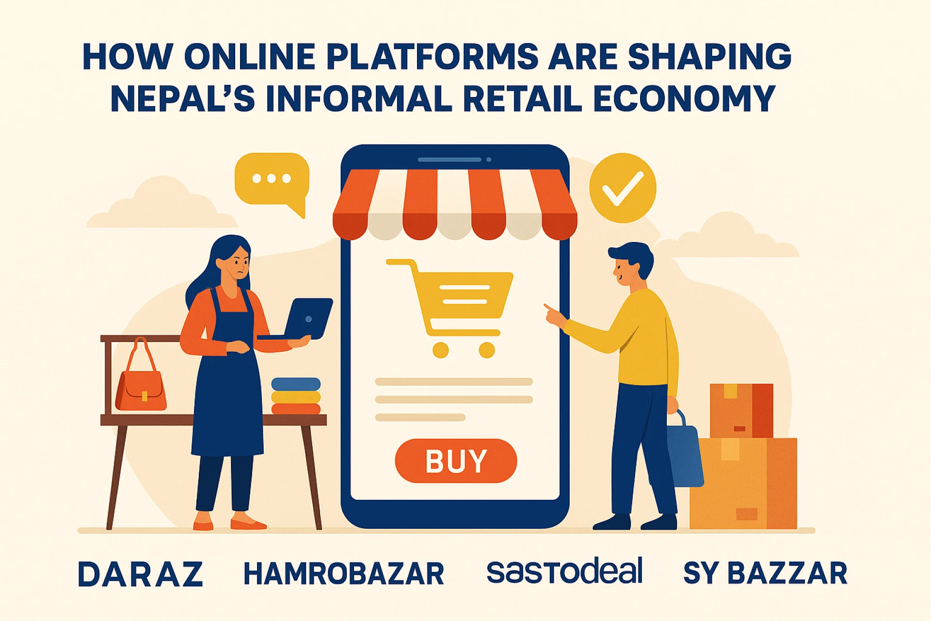 How Online Platforms Are Shaping Nepal’s Informal Retail Economy