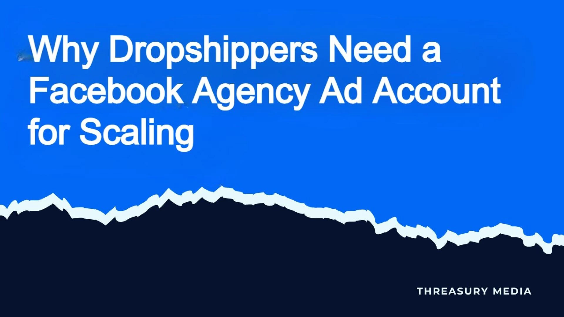 Beyond $10K: Why Every Dropshipper Needs a Facebook Agency Ad Account for True Scaling