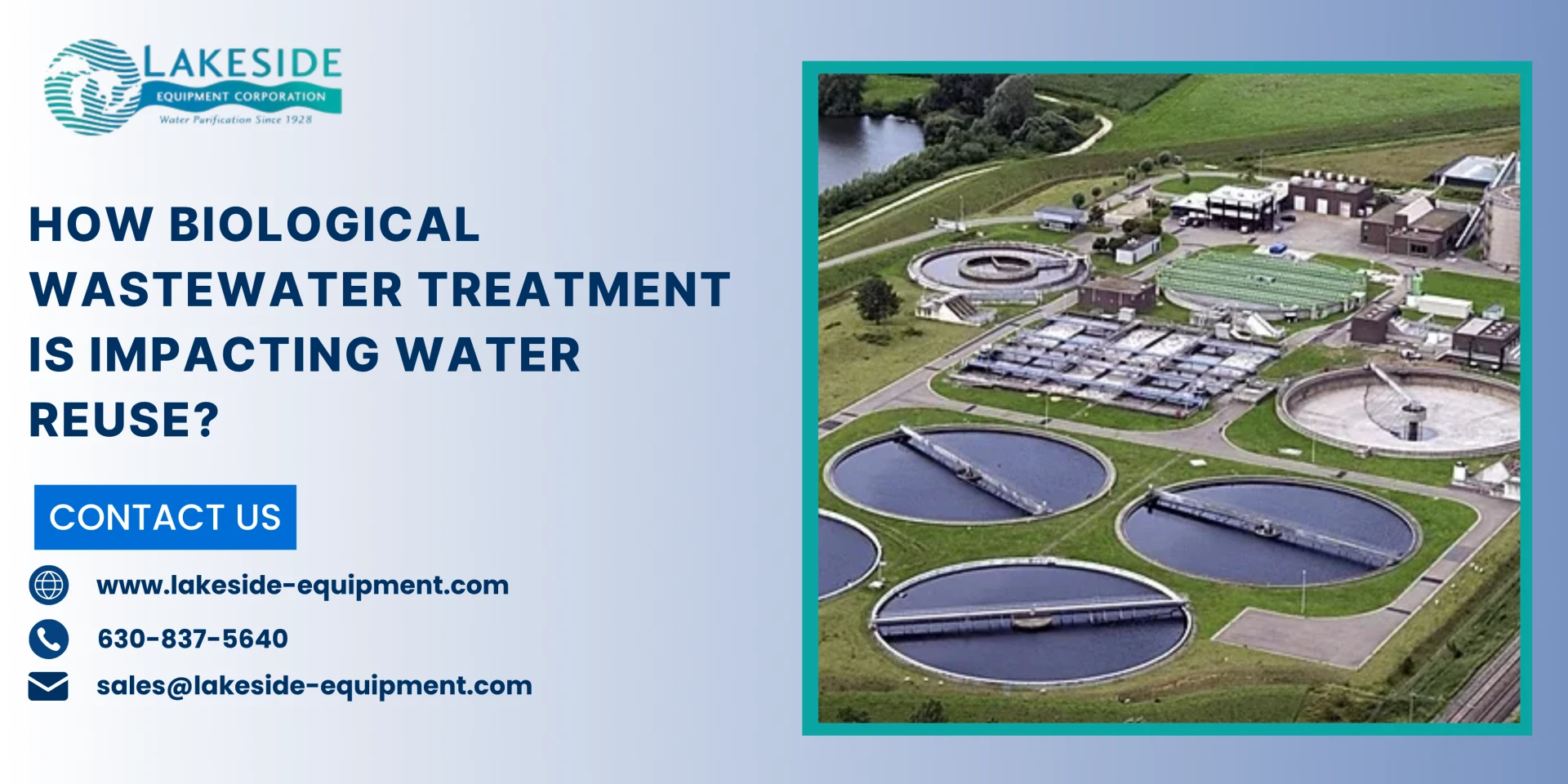 How Biological Wastewater Treatment Is Impacting Water Reuse?