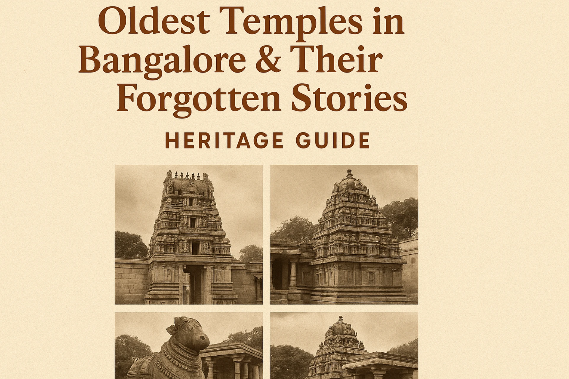 Bangalore’s Oldest Temples and Their Forgotten Stories