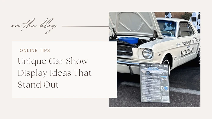 Unique Car Show Display Ideas That Stand Out