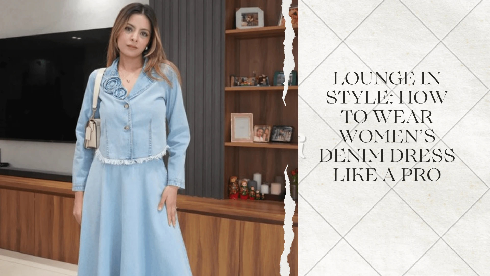 Lounge in Style: How to Wear Women’s Denim Dress Like a Pro