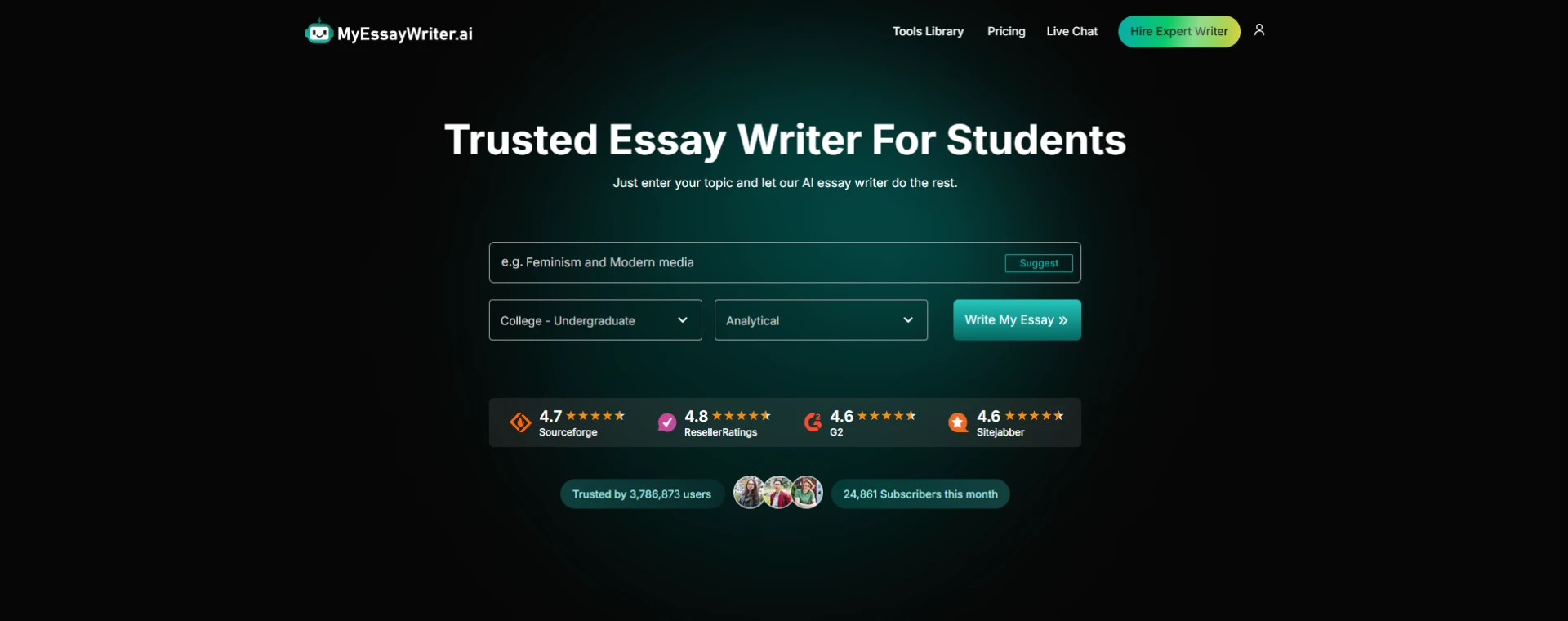 MyEssayWriter.ai for Academic Essays: A Complete Walkthrough