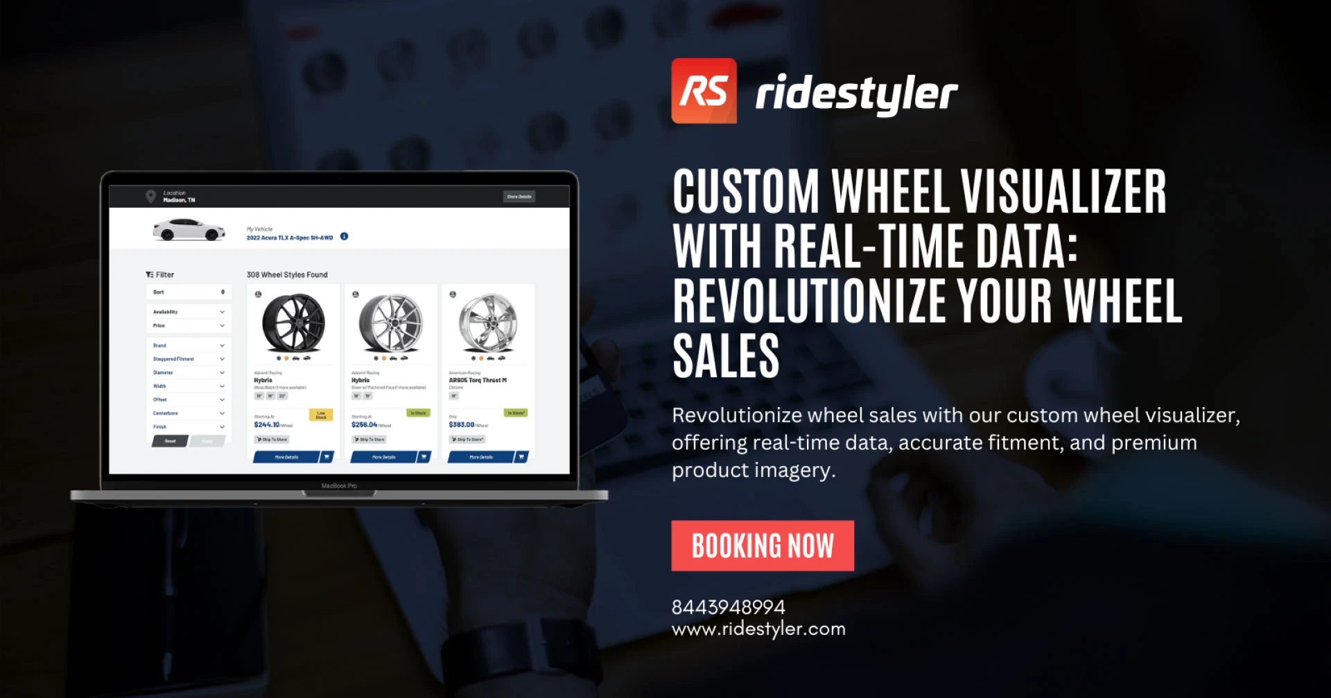 Custom Wheel Visualizer with Real-Time Data: Revolutionize Your Wheel Sales
