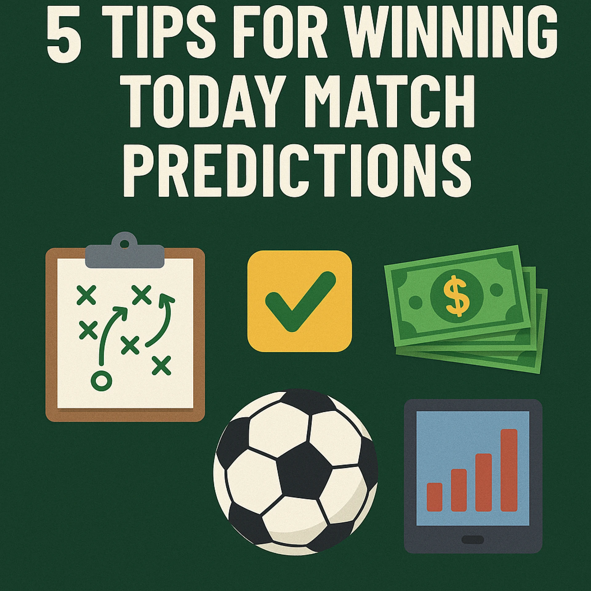 5 Tips for Winning Today Match Predictions