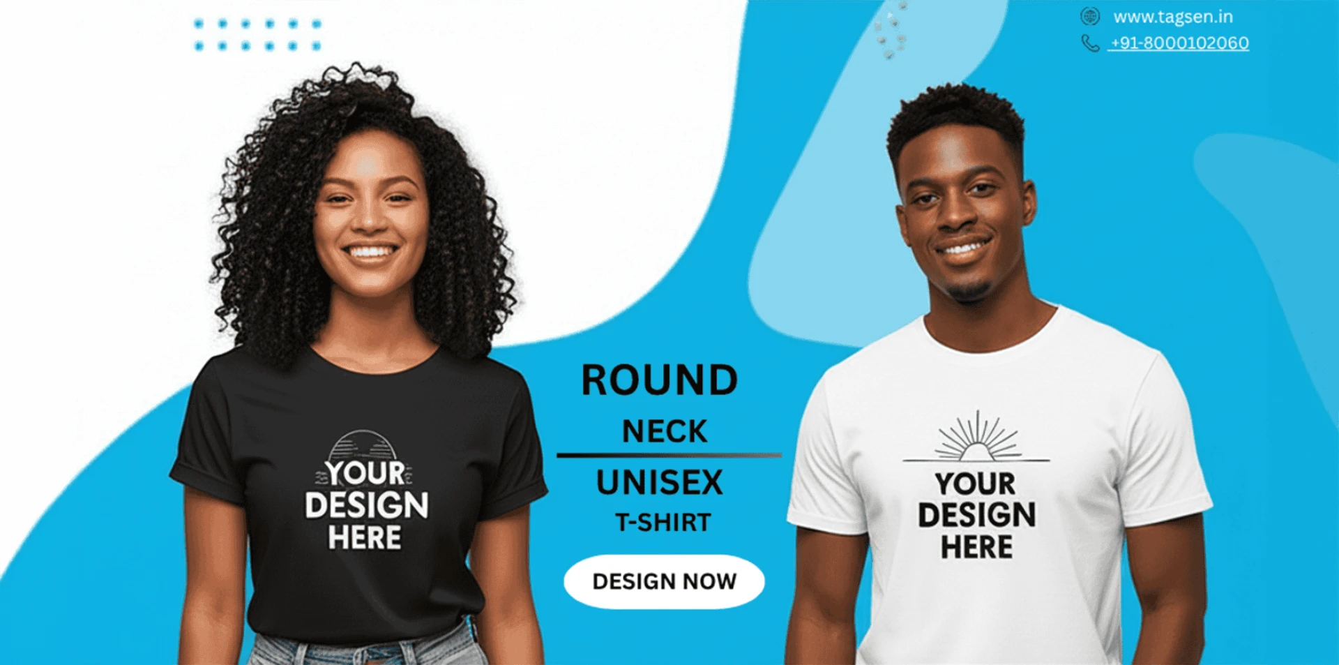 Custom T-Shirt Printing Online | Design Personalized Tees