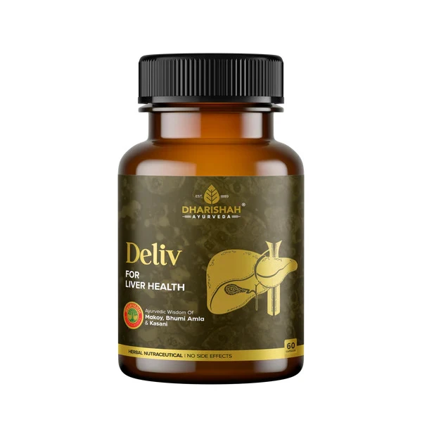 Top Ayurvedic Liver Tonics in India: Why Dharishah Ayurveda’s Deliv Capsules Stand Out!