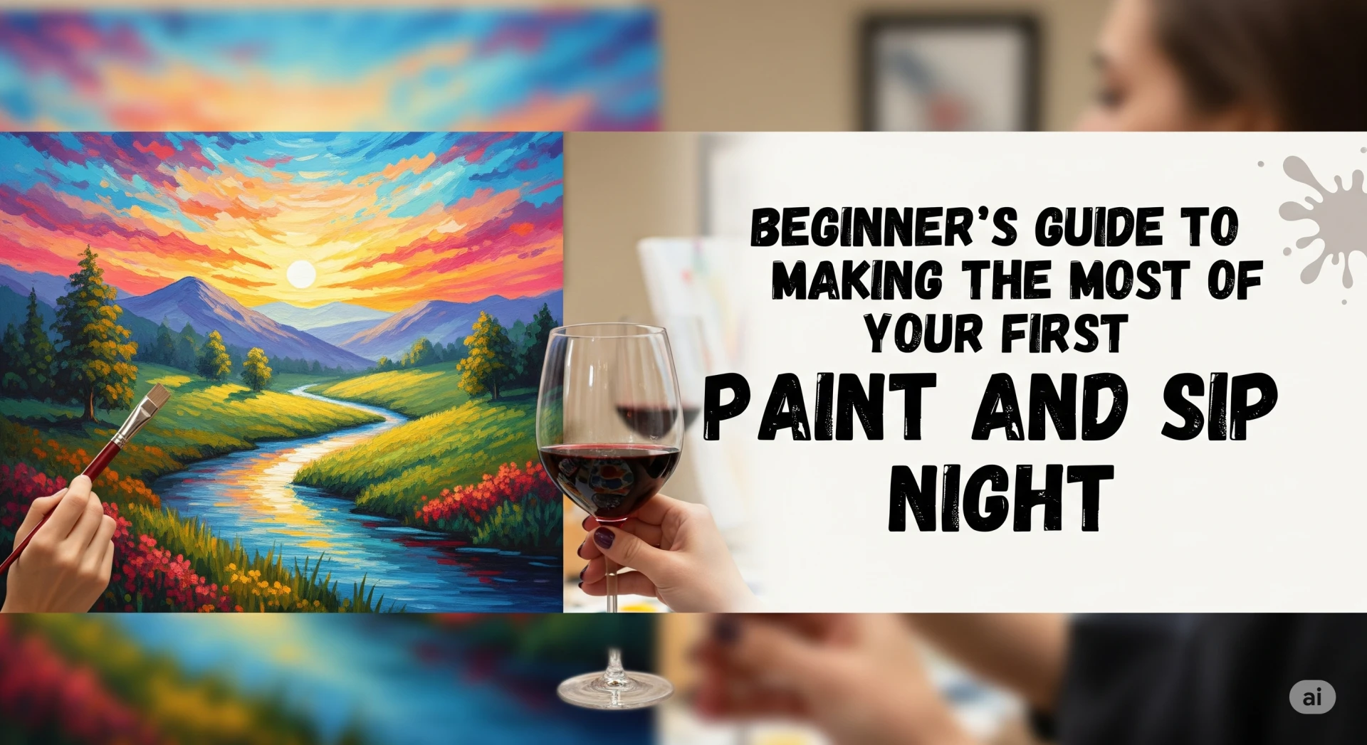 Beginner’s Guide to Making the Most of Your First Paint and Sip Night
