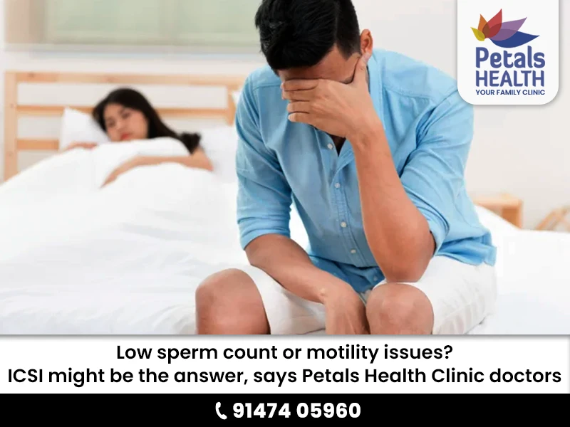 Low Sperm Count or Motility Problems? Discover ICSI Solutions at Petals Health Clinic in Kolkata