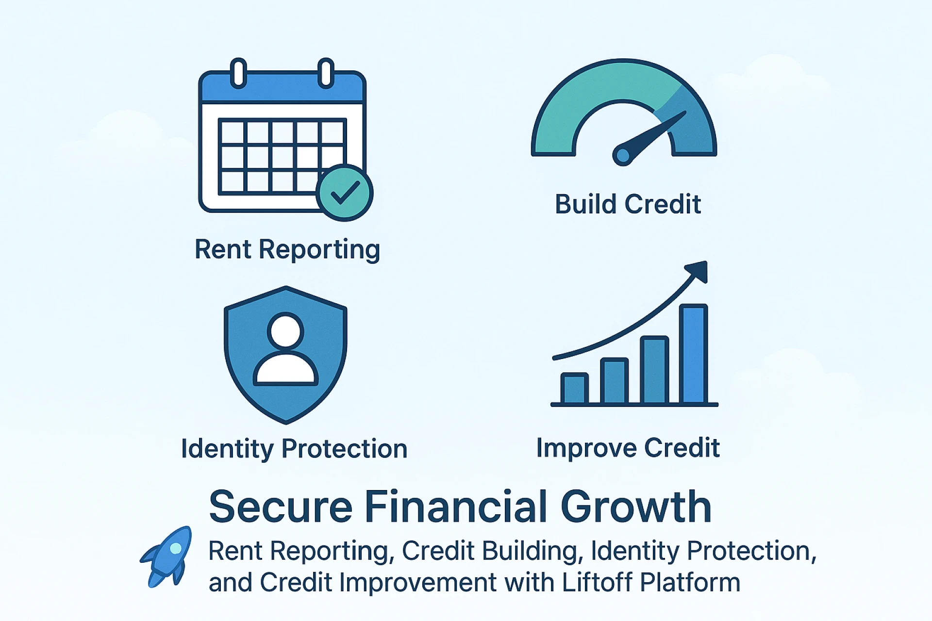 How Liftoff Platform Helps You Build Credit, Report Rent, Protect Identity, and Improve Financial Health